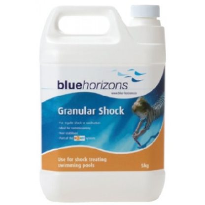 Blue Horizons - Granular Shock 6 X 1kg kills algae stabiliser free