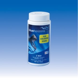 Blue Horizons - 3-Way Chlorine Test Strips 1 X 50 Strips Chlorine PH TA