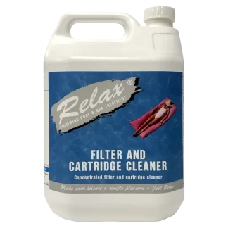 Plastica 5L Relax Hot tub Filter Cartridge Cleaner 5 Litres