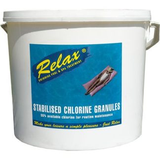 10kg Relax Pool Stabilised Chlorine Granules