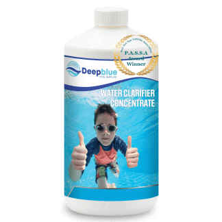 1 litre Deep Blue Pro Pool Water Clarifier Concentrate