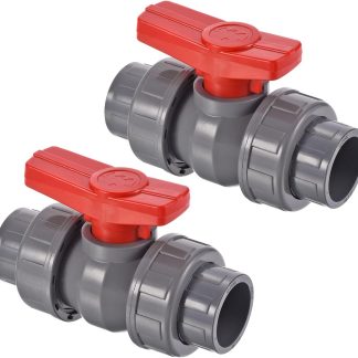 Deep Blue Pro PVC True Union Ball Valve Socket 1.25 Inch - Heavy Duty 637g