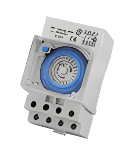 Deep Blue Analog Fuse Timer - Compact Design, 39.5x24.5x38mm Packing Size - Image 2