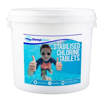 Deep Blue Pro - Mini 20g STABILISED Chlorine Tablets 10 kg SLOW RELEASE
