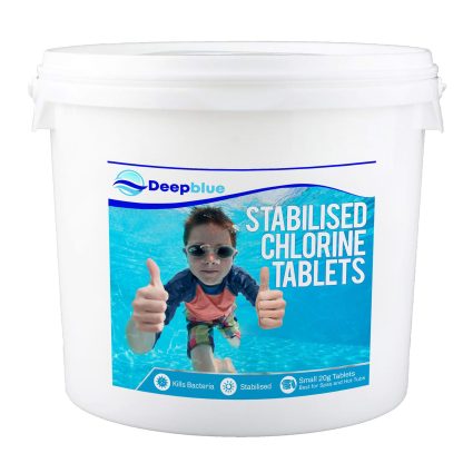 Deep Blue Pro - Mini 20g STABILISED Chlorine Tablets 2.5kg SLOW RELEASE