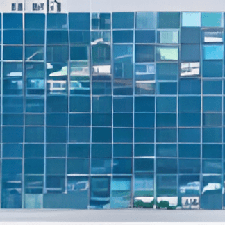 Deep Blue Crystal Mosaic Green Pearl Tiles - 48x48mm for Concrete Pools, 300x300mm Sheet