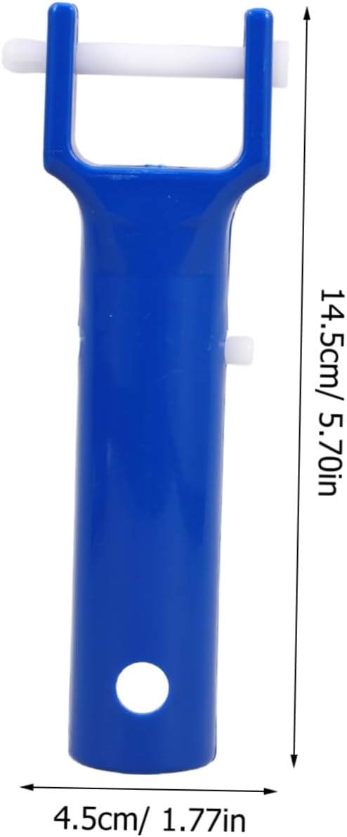 Deep Blue Pool Brush Replacement Connector (3 section joint) for Secure Attachments