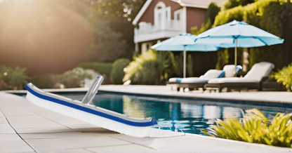 Deep Blue Pro 36-Inch Plastic Aluminum Back Pool Brush - Image 3