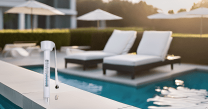 Deep Blue Pro Round swimming Pool hot tub Thermometer floating temperature guage - Image 3