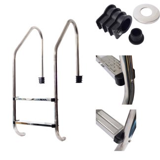 Deep Blue Pro Norma Pool ladder. 3 Tread. High quality safe non-coroding Stainless steel