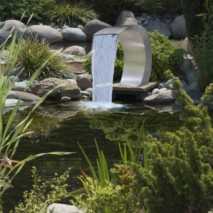 Deep Blue Pro Stainless Steel Pool Waterfall Circinus 400x200mm, 304 Steel - Image 10