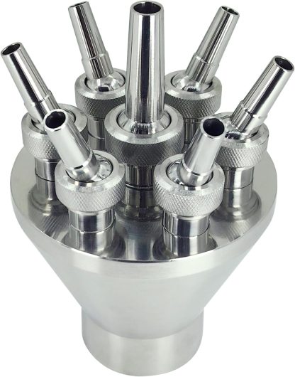 Deep Blue Straight Up Nozzle DN80 Stainless Steel 304 - Exceptional Performance