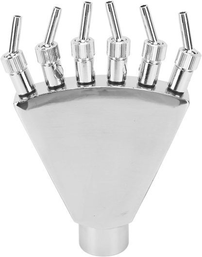 Deep Blue Phoenix Tail Nozzle DN40 Stainless Steel 304 - Artistic Water Feature