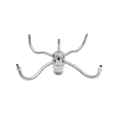 Deep Blue Rotating Nozzle DN40 - Stainless Steel 304, Precision Spray