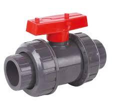 Deep Blue Pro PVC True Union Ball Valve Thread 0.75 Inch - Sturdy 306g