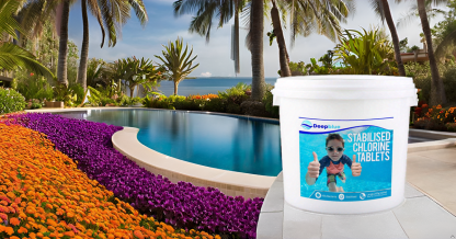 Deep Blue Pro - 200g STABILISED Chlorine Tablets 25kg SLOW RELEASE - Image 3