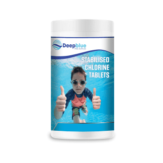 Deep Blue Pro - Mini 20g STABILISED Chlorine Tablets 1kg SLOW RELEASE