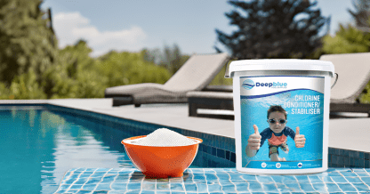 20Kg Deep Blue Pro Chlorine stabiliser / Conditioner - Prevents chlorine loss to UV rays in your pool spa hottub - Image 3