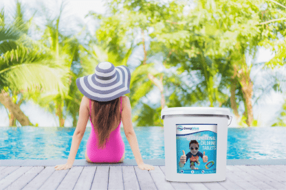 Deep Blue Pro - Multifunctional 200g Chlorine Tablets 10 kg Long lasting stabilised clarifier algae inhibitor - Image 2