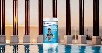 Deep Blue Pro - Multifunctional Mini 20g Chlorine Tablets 1kgWITH Floating dispenser and test strips. Stabilised clarifier algae inhibitor - Image 3