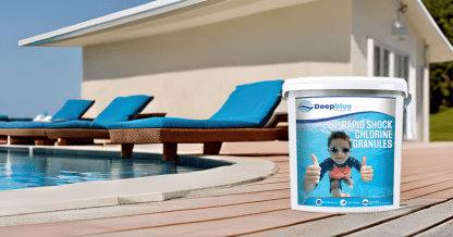 10Kg Deep Blue Pro Rapid Shock Chlorine Granules quick acting for hot tubs, spas and swimming pools - Image 2