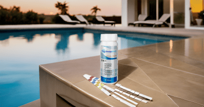 Deep Blue Pro - 4-Way Chlorine/Bromine Test Strips 50 Strips Chlorine Bromine PH TA - Image 4