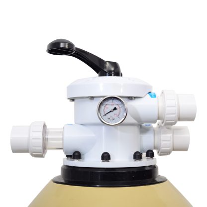 Deep Blue Gel Coat Side Mount Sand Filter 750mm Industrial Build for Filtration - Image 2