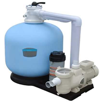 Deep Blue Complete Pool System 25" Sand Filter, Chemical feeder and KP Pump (1.5HP) High Performance