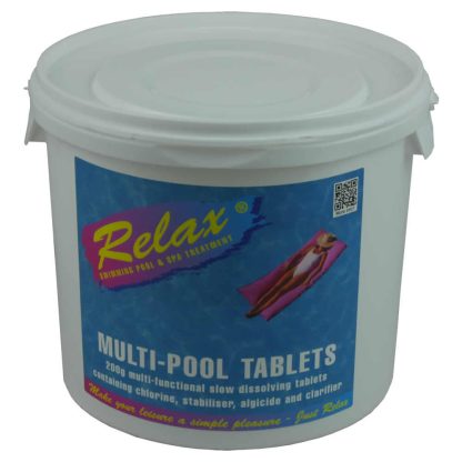 Plastica 2kg Relax Large 200g Multifunctional swimming Pool Tablets