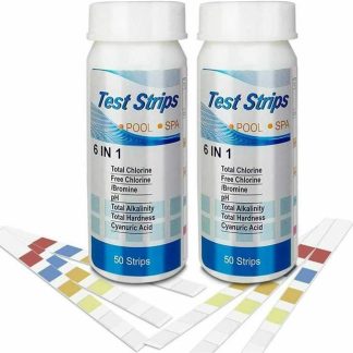 bulk PURCHASE 200X Deep Blue Pro - Pack of 50 strips 6-Way Test Strips 10,000 Strips Bulk Trade Chlorine PH TA Calcium Cyanuric Bromine Professional