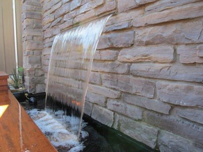 Deep Blue fountain / swimming Pool Waterfall water Feature 900mm, 35mm Lip - Image 2