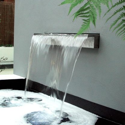 Deep Blue fountain / swimming Pool Waterfall water Feature 900mm, 35mm Lip - Image 7