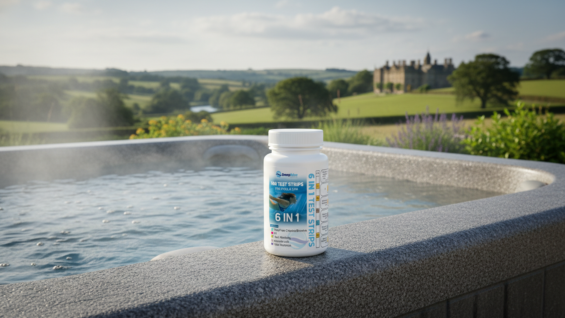 Deep Blue Pro - 5-Way Chlorine Test Strips 50 Strips Chlorine PH TA Bromine hardness - Image 6