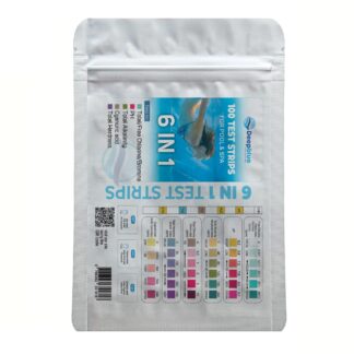 Deep Blue Pro Pool & Hot Tub Test Strips – 3-Way Bromine – 100 strips – with free analysis app